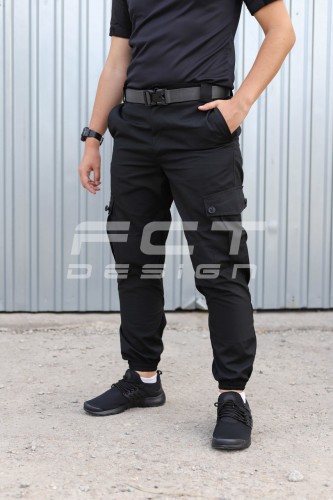 Штани літні Джоггер тактичні чорні (тільки 58р.) 58 58