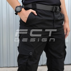 Брюки летние Джоггер тактические черные (только 58р.)