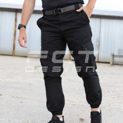 Брюки летние Джоггер тактические черные (только 58р.)