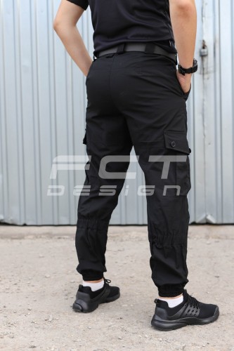 Штани літні Джоггер тактичні чорні (тільки 58р.) 58 58