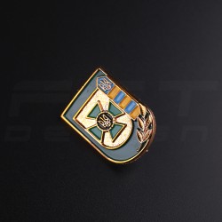 Беретній знак кокарда ДПСУ/прикордонна служба пластик