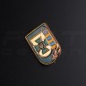 Беретній знак кокарда ДПСУ/прикордонна служба пластик  