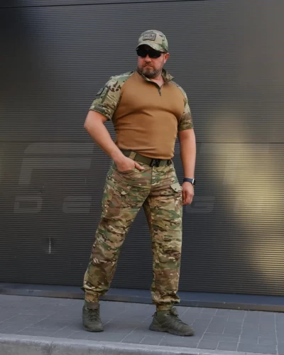 Убакс бойова сорочка короткий рукав CoolPass рукава Мультикам 44 44