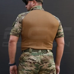 Убакс боевая рубашка короткий рукав CoolPass рукава Мультикам