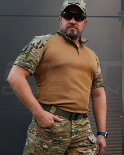 Убакс бойова сорочка короткий рукав CoolPass рукава Мультикам 44 44