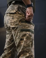 Штани літні мілітарі піксель ЗСУ з тонкої тканини ХБ