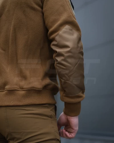 Кофта флис тактическая под резинку Койот 40-42/3