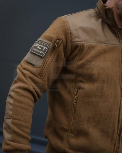 Кофта флис тактическая под резинку Койот 40-42/3