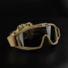 Окуляри маска балістичні + 3 лінзи койот