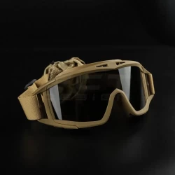 Очки маска баллистические + 3 линзы койот
