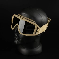 Очки маска баллистические + 3 линзы койот
