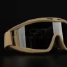 Окуляри маска балістичні + 3 лінзи койот