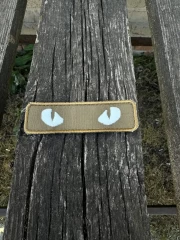 Шеврон/патч вишитий очі кота койот