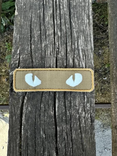 Шеврон/патч вишитий очі кота койот