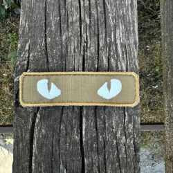 Шеврон/патч вишитий очі кота койот