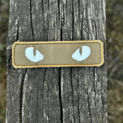 Шеврон/патч вишитий очі кота койот