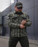 Тактическая милитари Рубашка FCT Blackbeard летняя в клетку Зеленая (44 номер) 40-42/3