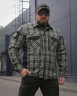 Тактическая милитари Рубашка FCT Blackbeard летняя в клетку Зеленая (44 номер) 40-42/3
