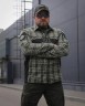 Тактическая милитари Рубашка FCT Blackbeard летняя в клетку Зеленая (44 номер) 40-42/3