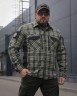 Тактическая милитари Рубашка FCT Blackbeard летняя в клетку Зеленая (44 номер) 40-42/3