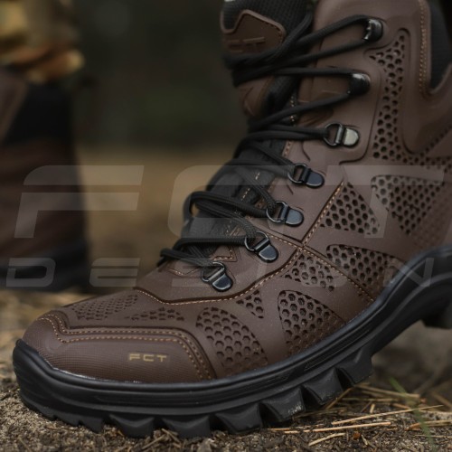 Ботинки летние тактические Тайфун коричневый 40