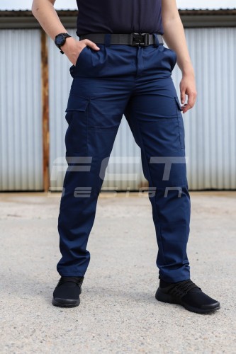 Штани літні Мілітарі карго ріп-стоп сині 42 42