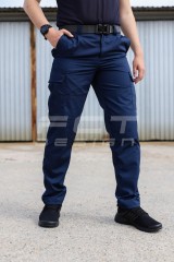 Штани літні Мілітарі карго ріп-стоп сині