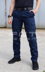 Штани літні Мілітарі карго ріп-стоп сині