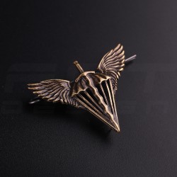 Беретний знак кокарда ДШВ метал