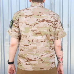 Рубашка военная короткий рукав Мультикам Рип-стоп