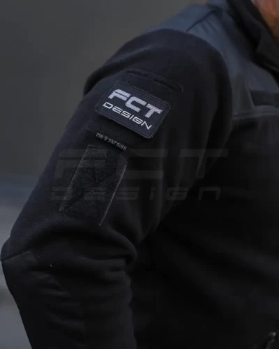 Кофта Куртка Фліс спрощена чорна для Поліції 40-42/3 40-42/3