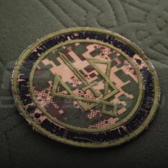 Шеврон НГУ Харків Спартан 3 бригада Хижак піксель G-0822