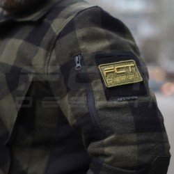 Тактическая милитари Рубашка FCT демисезон утеплена в клетку крупная Хаки (39 номер)