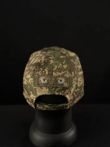 Кепка бейсболка тактична ріп-стоп с велкро Хижак піксель G-0822 (3 липучки) 56 56