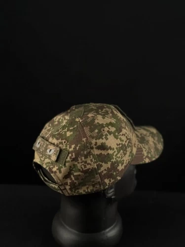 Кепка бейсболка тактична ріп-стоп с велкро Хижак піксель G-0822 (3 липучки) 56 56