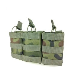 Подсумок для 3 магазинов универсальный АК, Cordura 500, мультикам