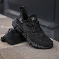 Кроссовки тактические летние FCT-8 на сетке черные