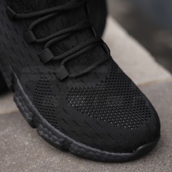 Кроссовки тактические летние FCT-8 на сетке черные