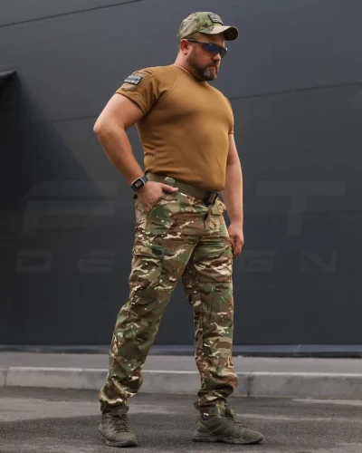 Штани літні мілітарі Мультикам з тонкої тканини ХБ 42 42