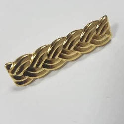 Личка плетенка золото металл