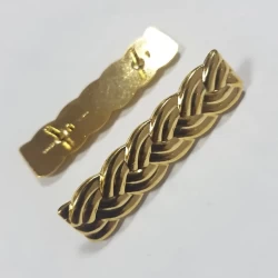 Личка плетенка золото металл