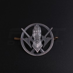 Беретний знак кокарда 101 окремої бригади охорони Генерального штабу ЗСУ метал