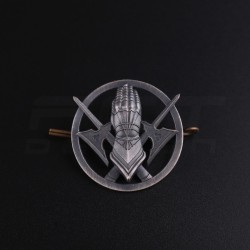 Беретний знак кокарда 101 окремої бригади охорони Генерального штабу ЗСУ метал