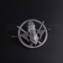Беретний знак кокарда 101 окремої бригади охорони Генерального штабу ЗСУ метал