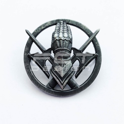 Беретний знак кокарда 101 окремої бригади охорони Генерального штабу ЗСУ метал