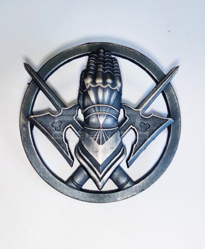 Беретний знак кокарда 101 окремої бригади охорони Генерального штабу ЗСУ метал