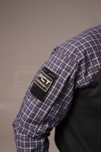 Убакс бойова сорочка URBAN Стрейч у клітку Синьо-біла 44 44