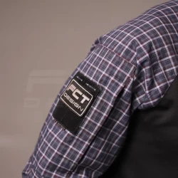 Убакс бойова сорочка URBAN Стрейч у клітку Синьо-біла