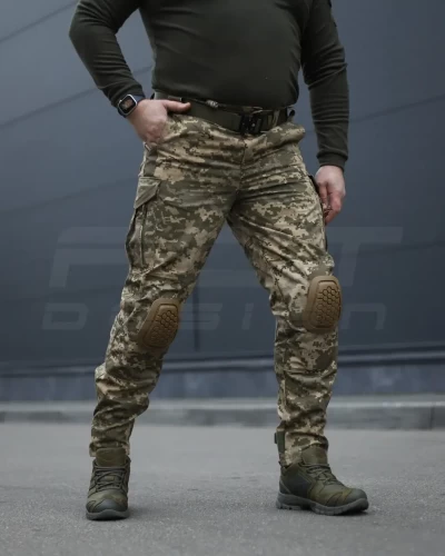 Штани з наколінниками тактичні Корд Gen 2 піксель ЗСУ 44 44