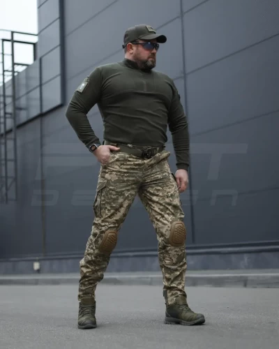 Штани з наколінниками тактичні Корд Gen 2 піксель ЗСУ 44 44